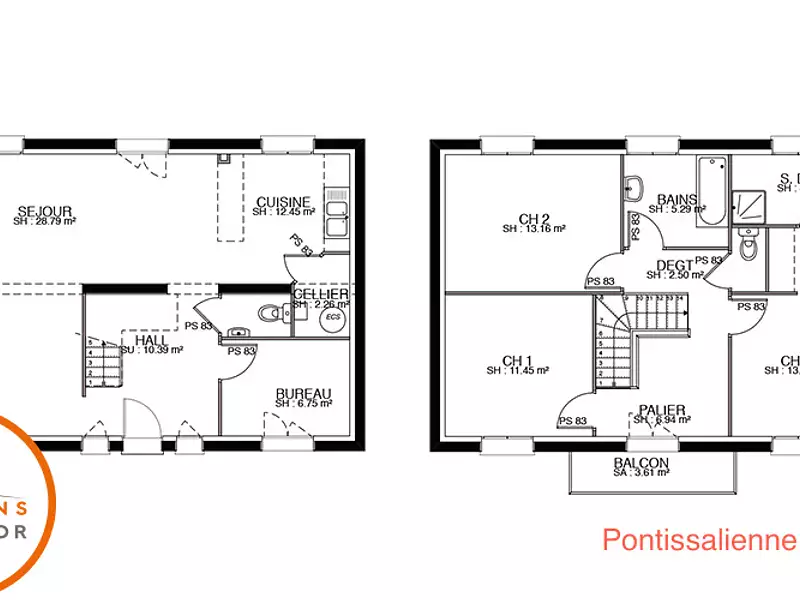 Maison neuve, 119 m² - Remiremont (88200)