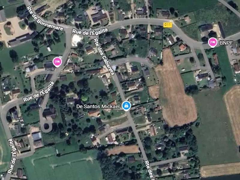 Terrain à bâtir, 1 400 m² - Bacqueville (27440)