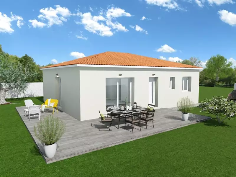 Maison neuve, 80 m² - Champdieu (42600)