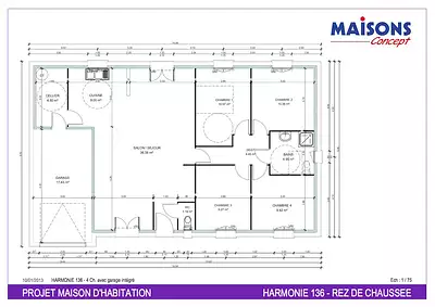 Maison neuve, 100 m²