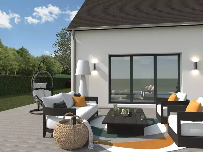 Maison neuve, 95 m² - Azay-le-Rideau (37190)