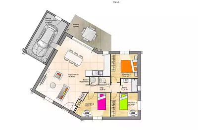 Maison neuve, 89 m²