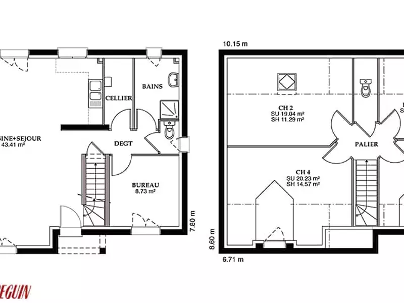 Maison neuve, 87 m² - Chailly-en-Bière (77930)