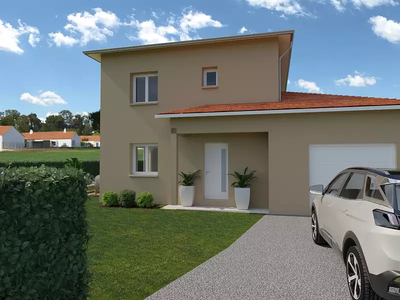 Maison neuve, 92 m² - Vindry-sur-Turdine (69490)