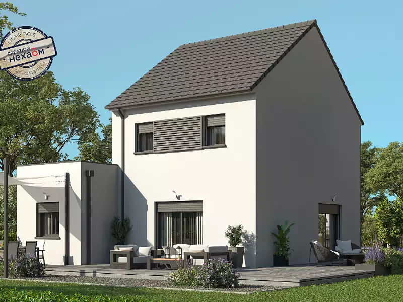 Maison neuve, 97 m² - Ergué-Gabéric (29500)