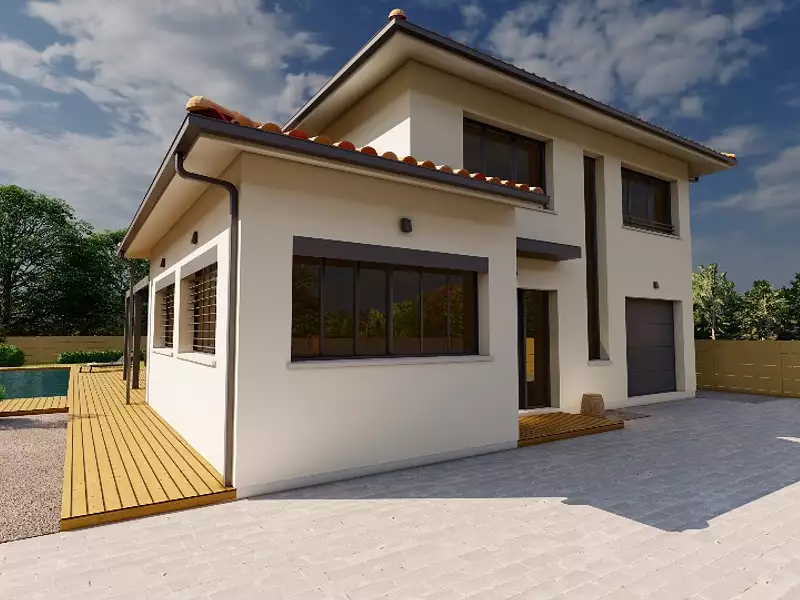 Maison neuve, 123 m² - Bordeaux (33200)