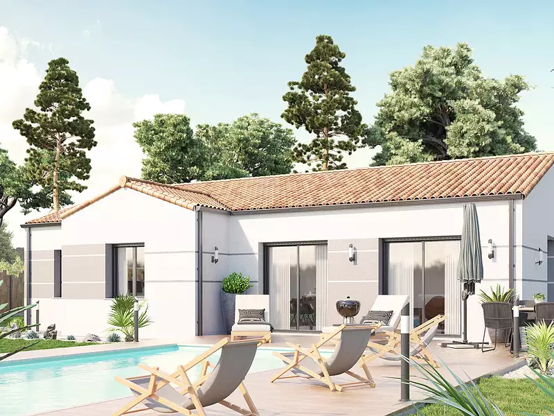 Maison neuve, 97 m² - Le Champ-Saint-Père (85540)