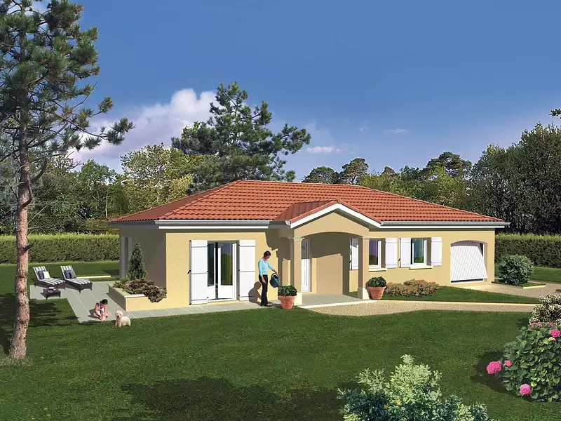 Maison neuve, 93 m² - Chavanoz (38230)