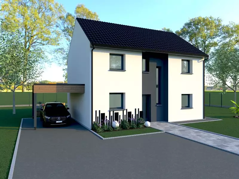 Maison neuve, 120 m² - Bachy (59830)