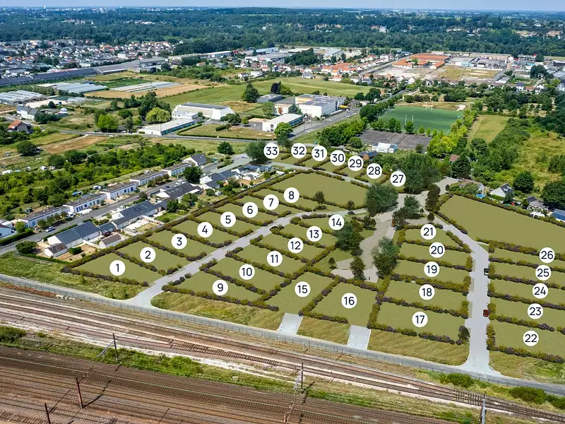 Terrain à bâtir, 490 m² - Saint-Pierre-des-Corps (37700)