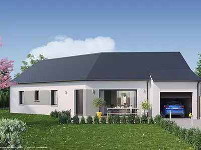 Maison neuve, 98 m² - Cormeray (41120)