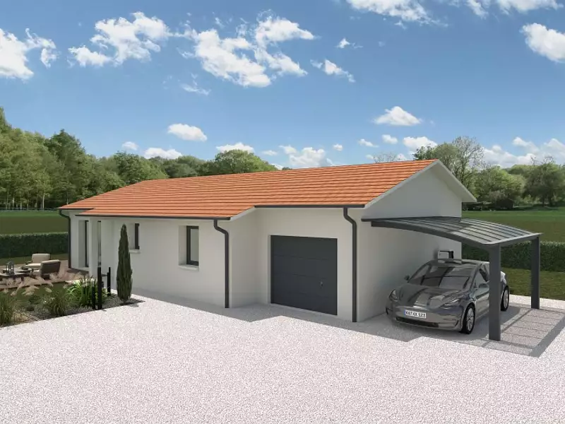 Maison neuve, 87 m² - Revonnas (01250)