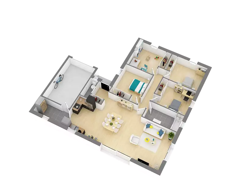 Maison neuve, 103 m² - Vern-d'Anjou (49220)