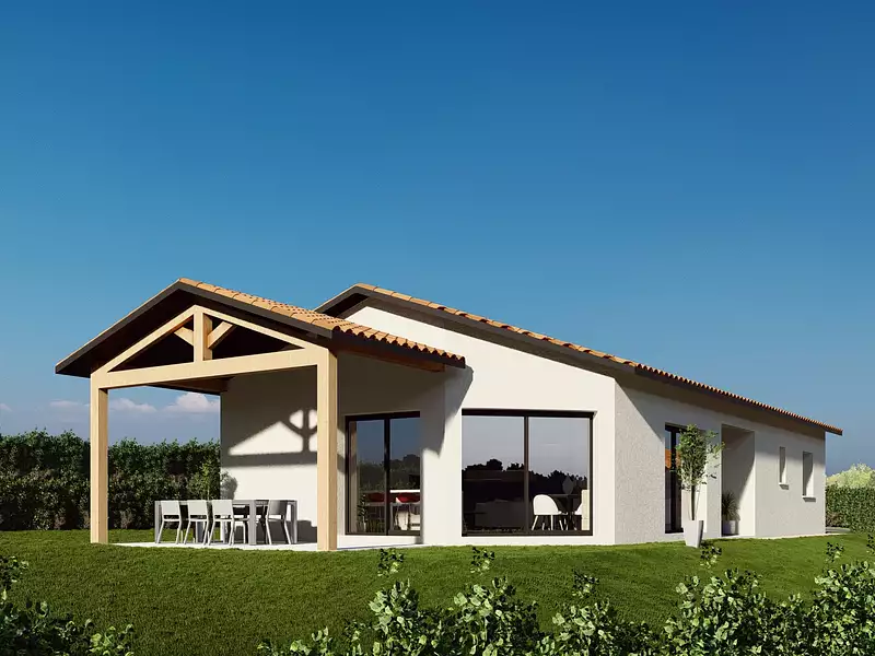 Maison neuve, 90 m² - Lugny (71260)