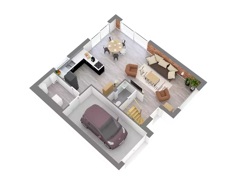 Maison neuve, 85,53 m² - Quettreville-sur-Sienne (50660)