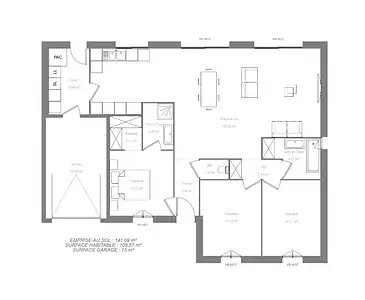 Maison neuve, 100 m²