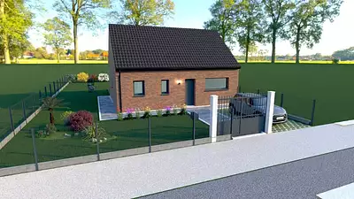 Maison neuve, 61 m²