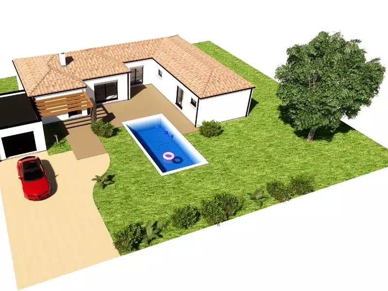 Maison neuve, 130 m² - Saint-Maixent-sur-Vie (85220)