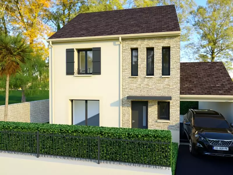 Maison neuve, 87 m² - Baulne (91590)