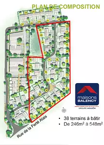 Terrain à bâtir, 246 m²