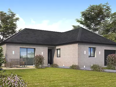 Maison neuve, 92,38 m²