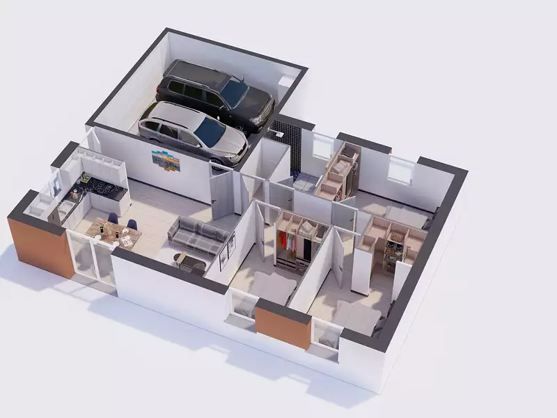 Maison neuve, 71 m² - Norroy-lès-Pont-à-Mousson (54700)