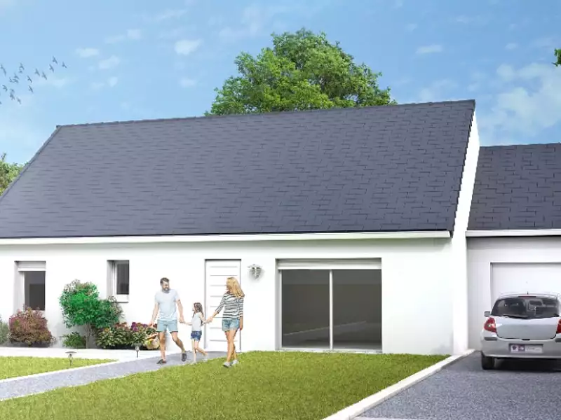 Maison neuve, 80 m² - Chambourg-sur-Indre (37310)