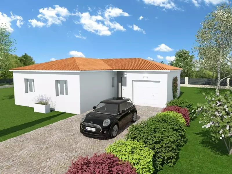 Maison neuve, 80 m² - Champdieu (42600)