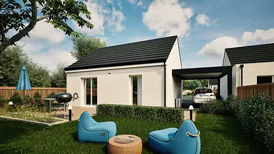 Maison neuve, 47,6 m²