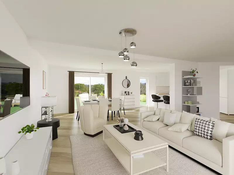 Maison neuve, 149,56 m² - Thue et Mue (14740)