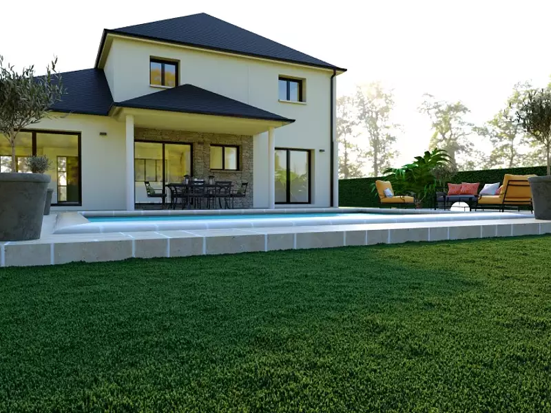 Maison neuve, 140 m² - Thue et Mue (14740)