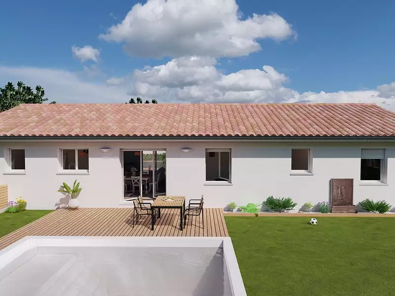 Maison neuve, 104 m² - Marsac-sur-l'Isle (24430)