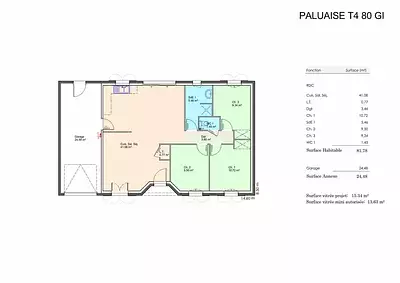 Maison neuve, 100 m²