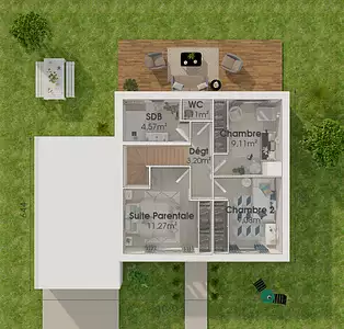 Maison neuve, 78 m²