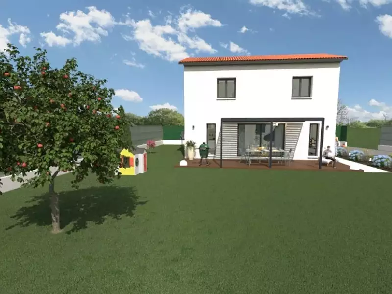 Maison neuve, 96 m² - Mureils (26240)
