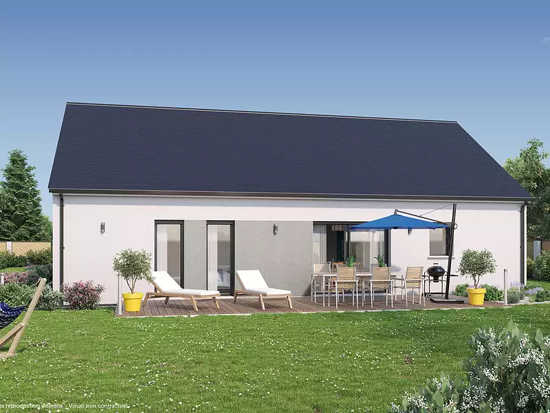 Maison neuve, 91 m² - Bricy (45310)
