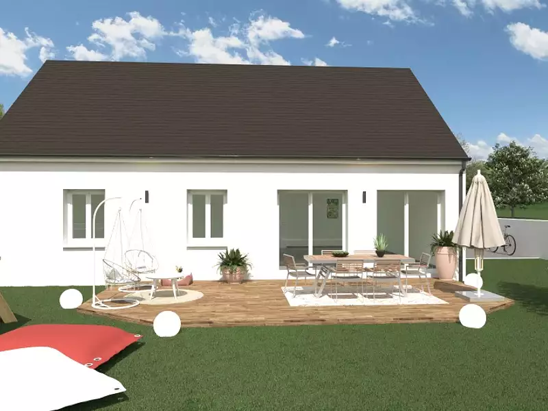 Maison neuve, 80 m² - Chinon (37500)
