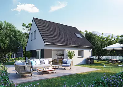 Maison neuve, 85,53 m²