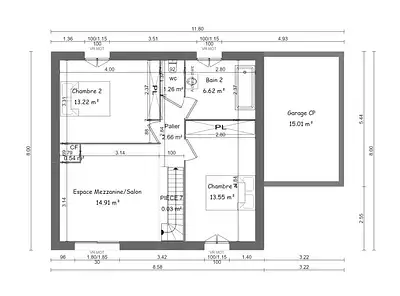 Maison neuve, 110 m²