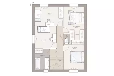 Maison neuve, 100 m²