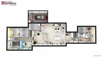 Maison neuve, 166 m²