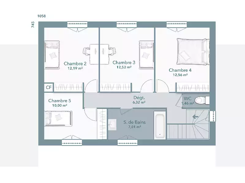 Maison neuve, 145 m² - Les Issards (09100)