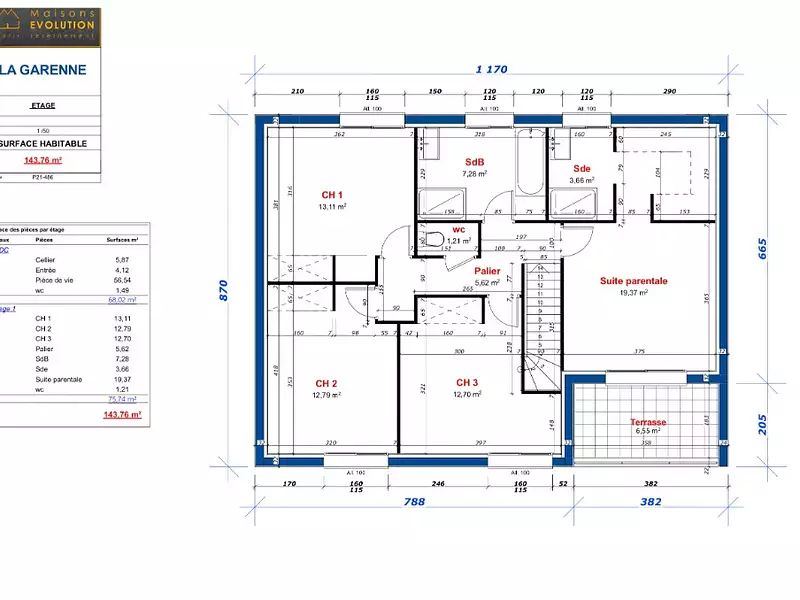 Maison neuve, 145 m² - Gometz-la-Ville (91400)