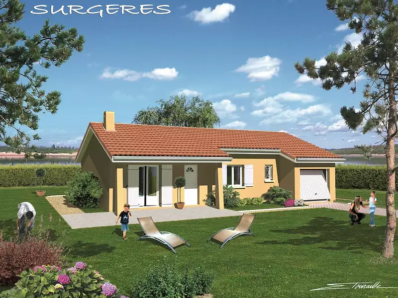 Maison neuve, 90 m² - Lent (01240)