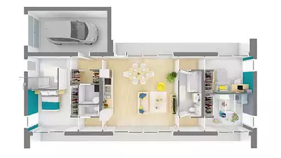 Maison neuve, 95 m²