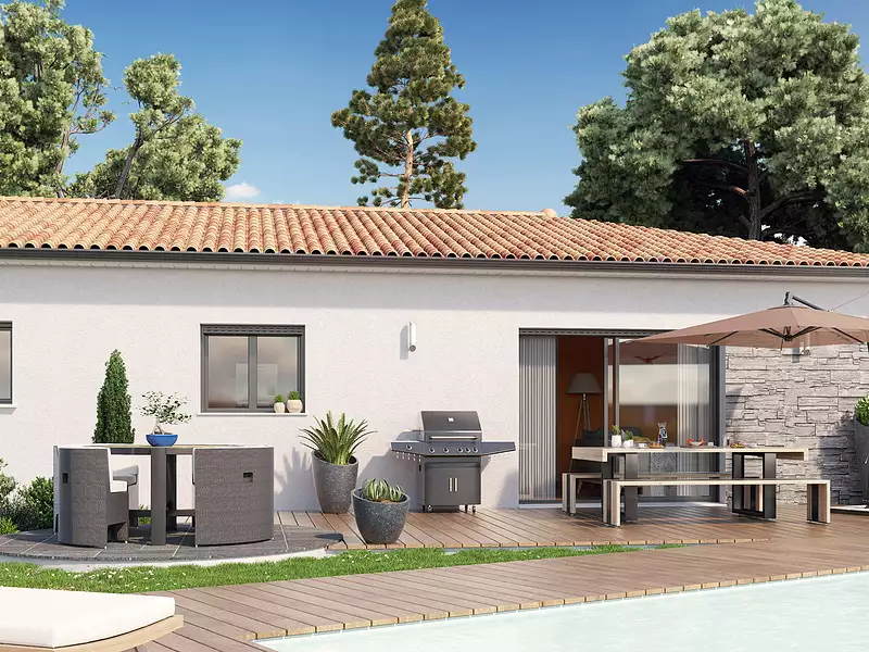 Maison neuve, 89 m² - Pugnac (33710)
