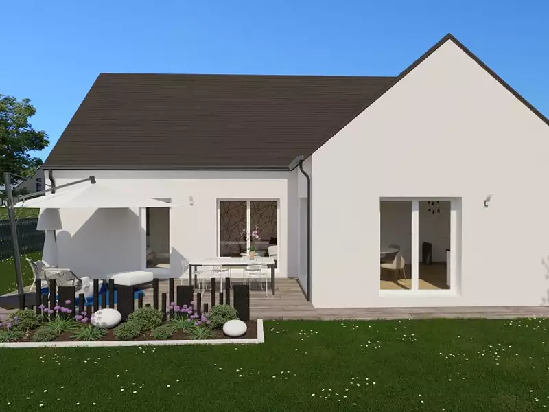 Maison neuve, 97 m² - Veigné (37250)