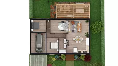 Maison neuve, 90 m²