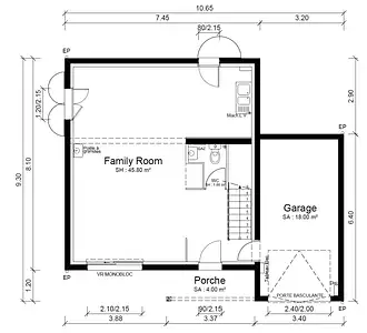 Maison neuve, 94 m²
