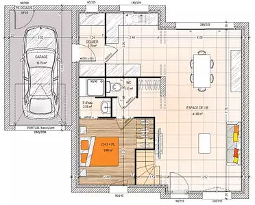 Maison neuve, 102 m²